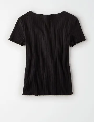 Tricou American Eagle, negru Negru