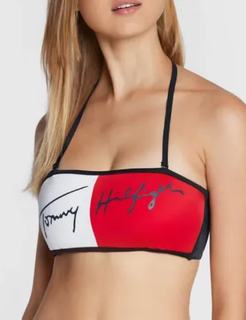 Bustiera de baie Tommy Hilfiger, mix culori