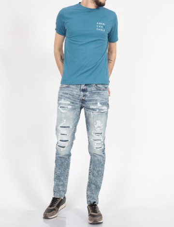 Blugi American Eagle, bleu