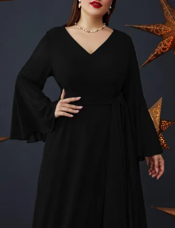 Rochie lunga SHEIN CURVE, negru Negru