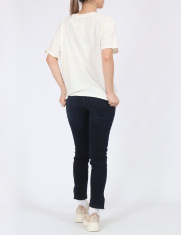 Tricou American Eagle, ecru