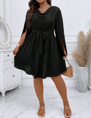 Rochie scurta SHEIN CURVE, negru