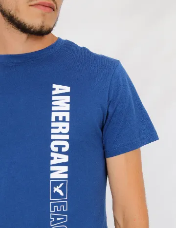 Tricou American Eagle, albastru Albastru