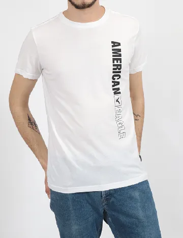 Tricou American Eagle, alb