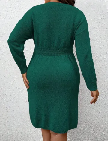 Rochie scurta SHEIN CURVE, verde Verde