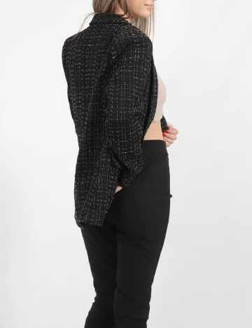 Blazer SHEIN, negru Negru