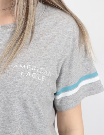 Tricou American Eagle, gri