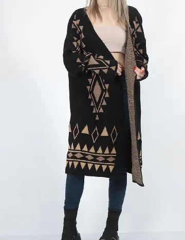 Cardigan SHEIN, negru Negru