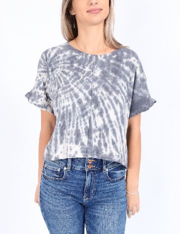 Tricou Oversize American Eagle, gri