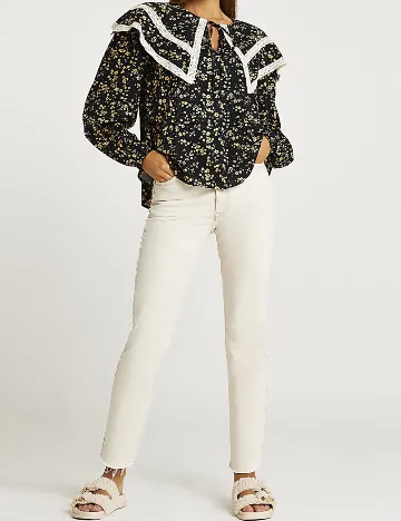 Bluza River Island, negru