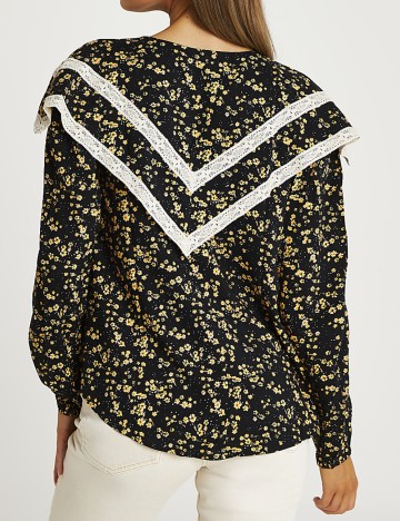 Bluza River Island, negru