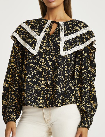 Bluza River Island, negru