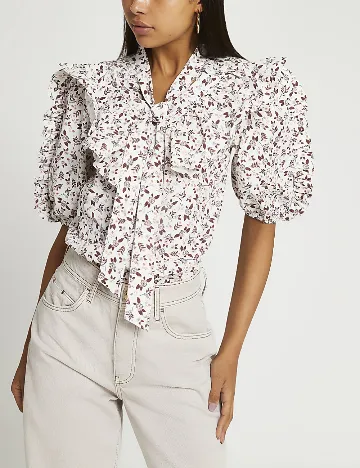 Bluza River Island, alb