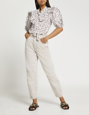 Bluza River Island, alb