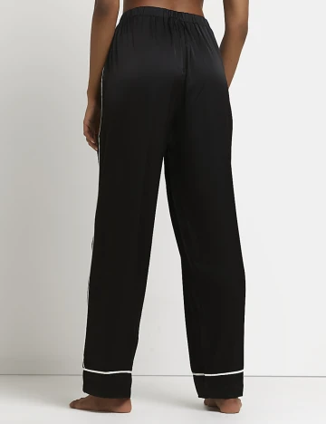 Pantaloni de pijama River Island, negru