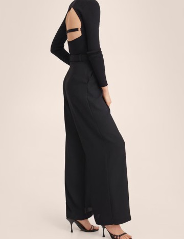 Pantaloni Mango, negru