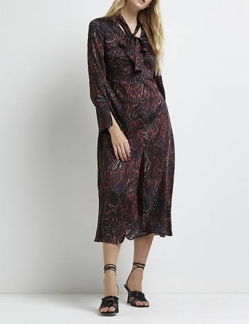 Rochie medie River Island, negru