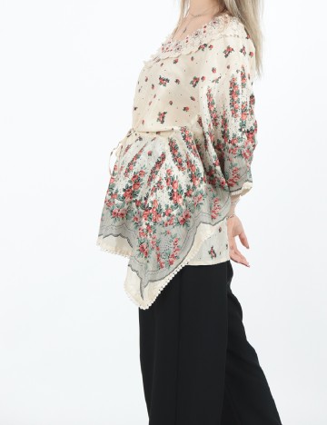 Bluza Oversize River Island, crem