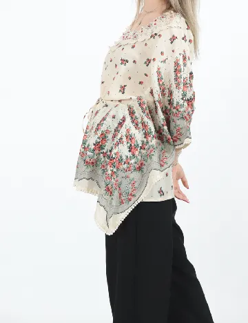 Bluza Oversize River Island, crem