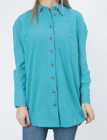 Camasa Oversize River Island, bleu