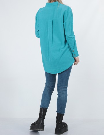 Camasa Oversize River Island, bleu