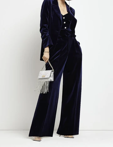 Pantaloni River Island, bleumarin