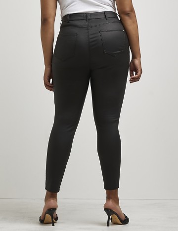 Pantaloni River Island Plus Size, negru