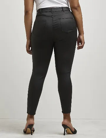 Pantaloni River Island Plus Size, negru