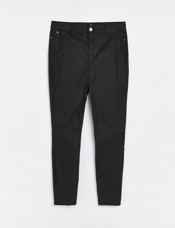 Pantaloni River Island Plus Size, negru