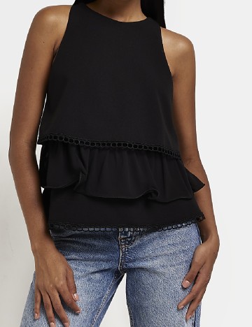 Bluza River Island, negru