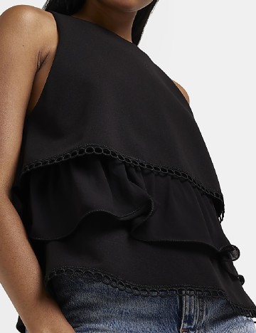 Bluza River Island, negru