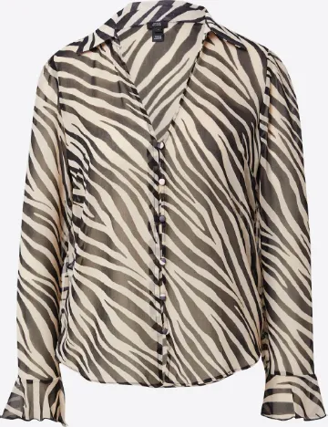 Camasa River Island, negru/crem