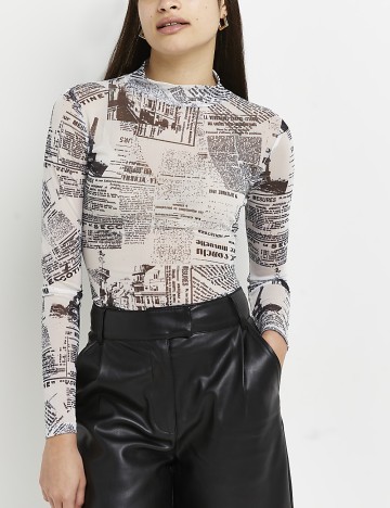 Bluza River Island, alb