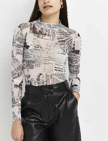 Bluza River Island, alb