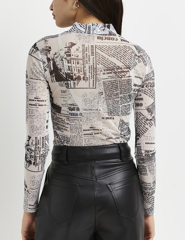 Bluza River Island, alb