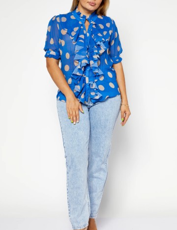 Camasa River Island, albastru