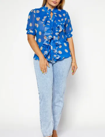 Camasa River Island, albastru