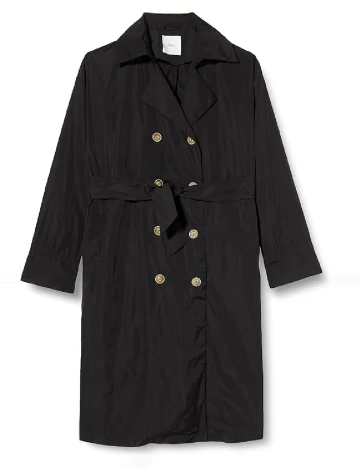 Trench s.Oliver, negru Negru