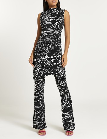 Pantaloni River Island, negru