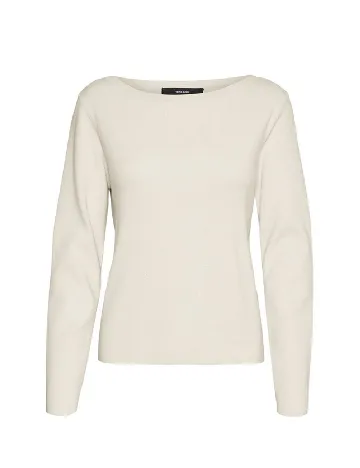 Bluza Vero Moda, ecru Alb