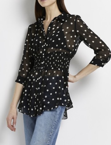 Camasa River Island, negru