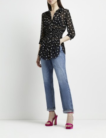 Camasa River Island, negru