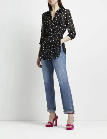 Camasa River Island, negru