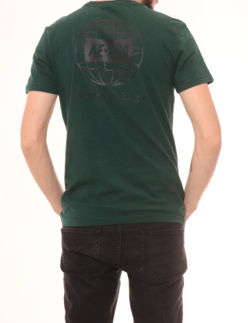 Tricou American Eagle, verde inchis