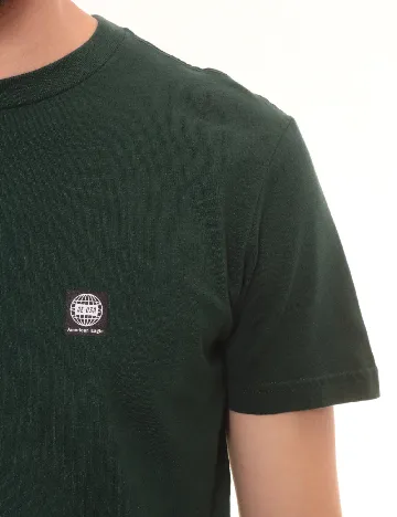 Tricou American Eagle, verde inchis