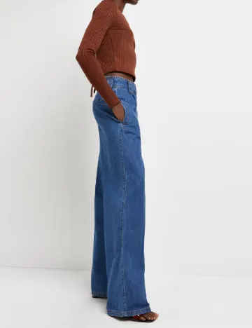 Blugi River Island, albastru