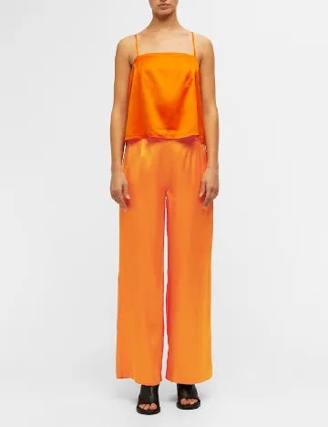 Pantaloni Object, portocaliu Portocaliu
