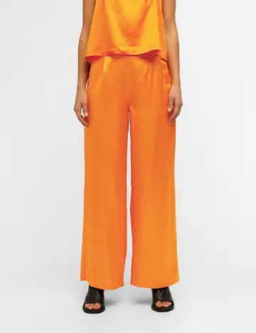 Pantaloni Object, portocaliu Portocaliu