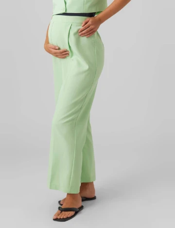 Pantaloni Mamalicious, verde Verde