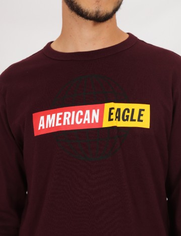 Bluza American Eagle, visiniu